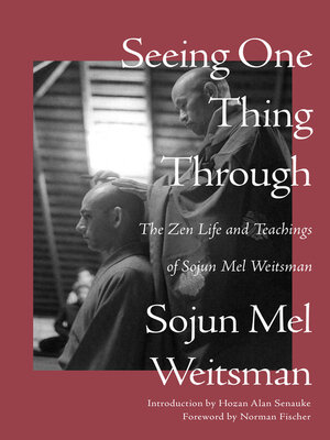 cover image of Seeing One Thing Through